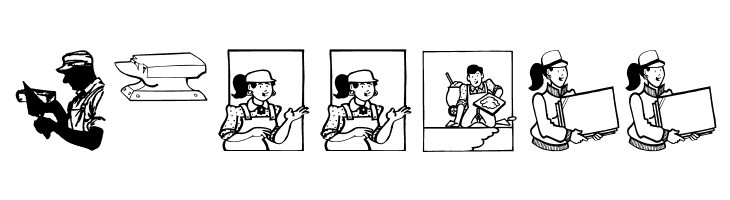 AufmBauConstructions  Free Fonts Download