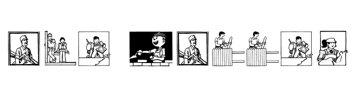 AufmBauConstructions  Free Fonts Download