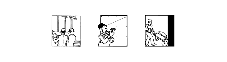 AufmBauConstructions  Free Fonts Download