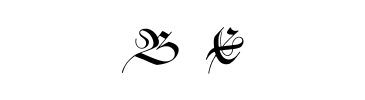 ZentenarZier  Free Fonts Download