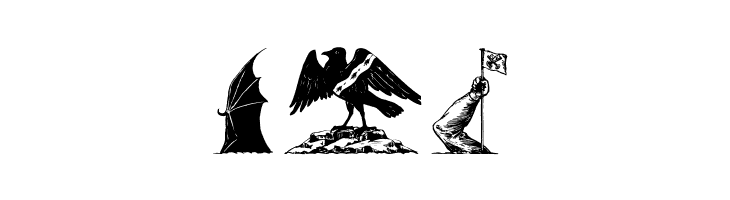 HeraldryPartsOne  Free Fonts Download