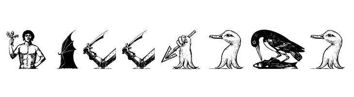 HeraldryPartsOne  Free Fonts Download