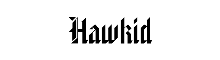 Hawkid American Text Font