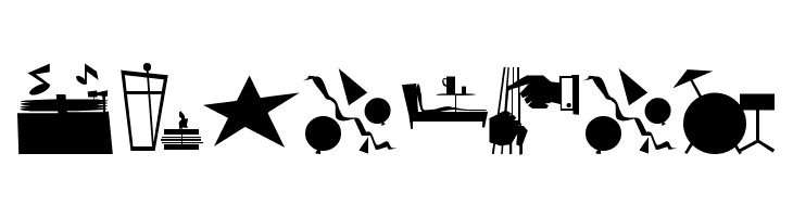 Nifty 50's Icons 3 JL  Free Fonts Download