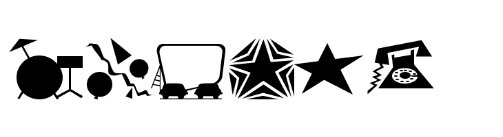 Nifty 50's Icons 3 JL  Free Fonts Download