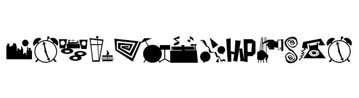 Nifty 50's Icons 3 JL  Free Fonts Download