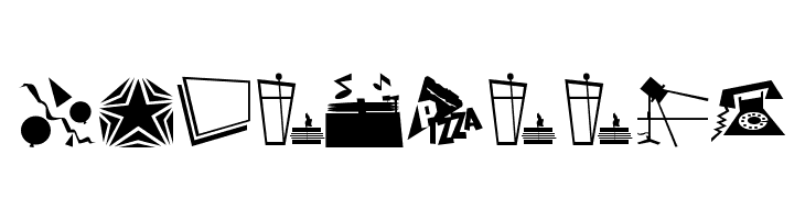 Nifty 50's Icons 3 JL  Free Fonts Download