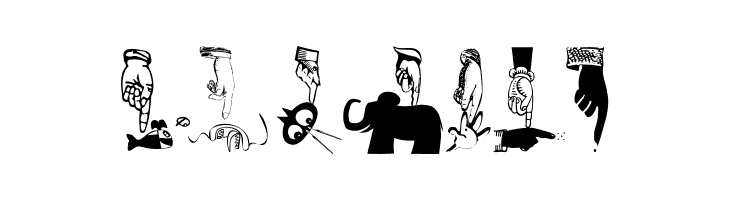 HandsDown  Free Fonts Download