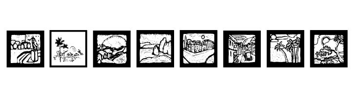 LandAndTownScapes  Free Fonts Download