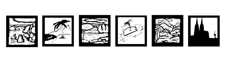 LandAndTownScapes  Free Fonts Download