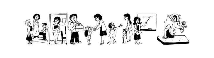 Back2School  Free Fonts Download