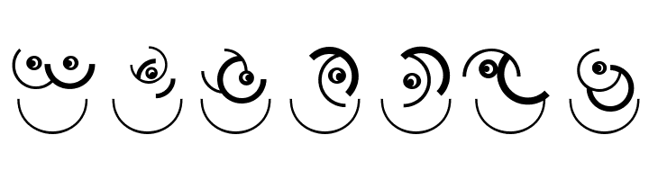 CircledHeads  Free Fonts Download