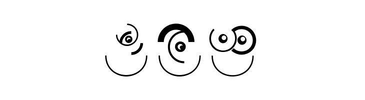 CircledHeads  Free Fonts Download
