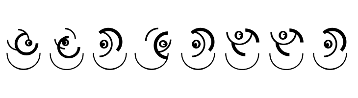 CircledHeads  Free Fonts Download