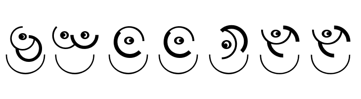 CircledHeads  Free Fonts Download