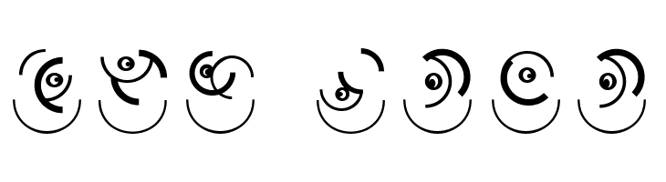 CircledHeads  Free Fonts Download