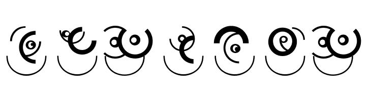 CircledHeads  Free Fonts Download