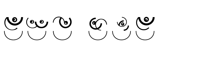 CircledHeads  Free Fonts Download