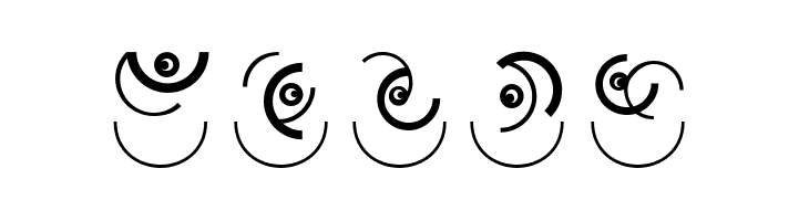 CircledHeads  Free Fonts Download