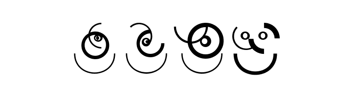 CircledHeads  Free Fonts Download