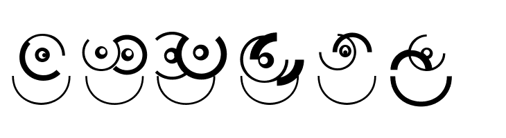 CircledHeads  Free Fonts Download