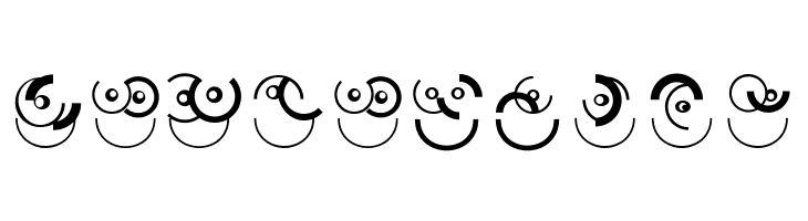 CircledHeads  Free Fonts Download