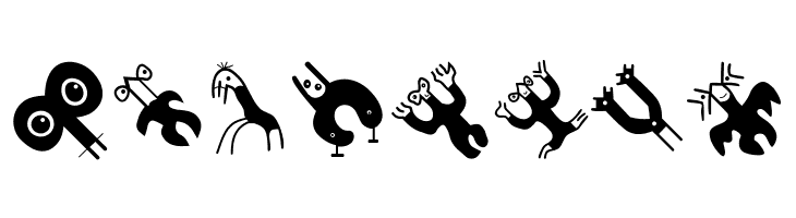 EasterAnimalsFour  Free Fonts Download