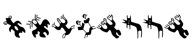 EasterAnimalsFour  Free Fonts Download