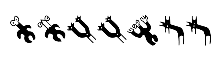 EasterAnimalsFour  Free Fonts Download