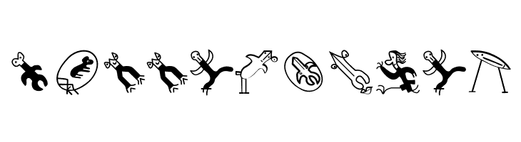 EasterAnimalsFour  Free Fonts Download