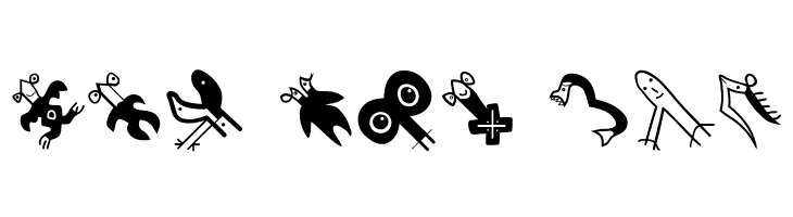 EasterAnimalsFour  Free Fonts Download