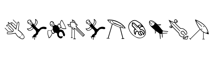 EasterAnimalsFour  Free Fonts Download