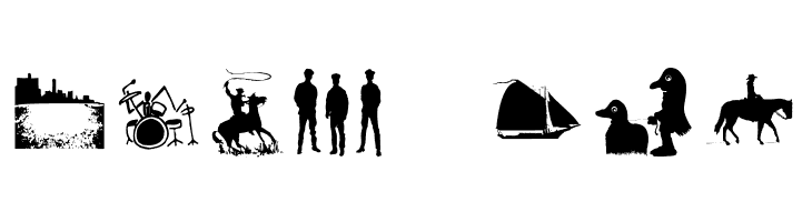 SIlhouettes02  Free Fonts Download