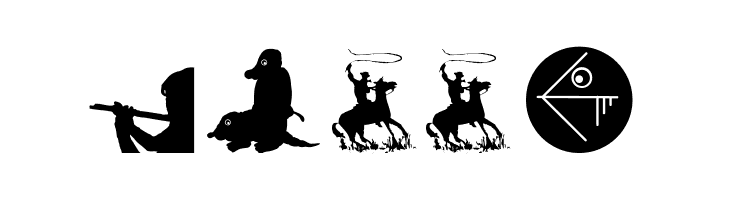 SIlhouettes02  Free Fonts Download