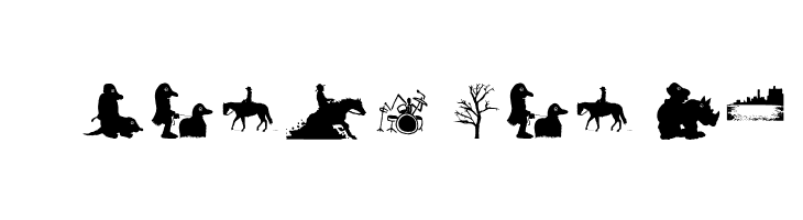 SIlhouettes02  Free Fonts Download