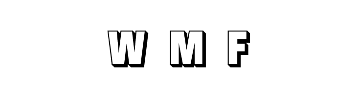 Mister Belvedere 3D  Free Fonts Download