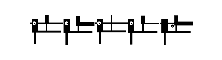 SuprematismThree  Free Fonts Download