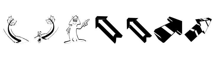 SomeArrows  Free Fonts Download