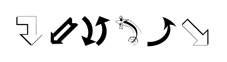 SomeArrows  Free Fonts Download