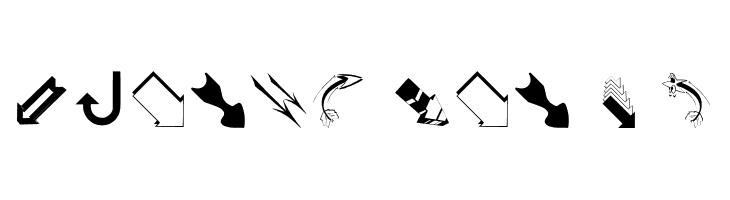 SomeArrows  Free Fonts Download