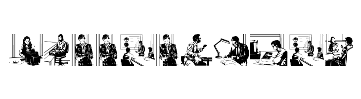 BusinessPeople  Free Fonts Download