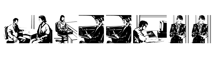 BusinessPeople  Free Fonts Download