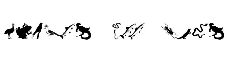 AnimalishSilhouettes  Free Fonts Download