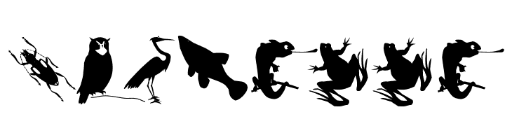 AnimalishSilhouettes  Free Fonts Download