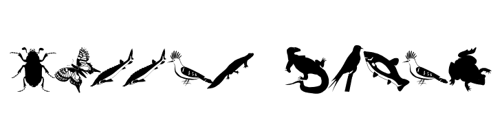 AnimalishSilhouettes  Free Fonts Download