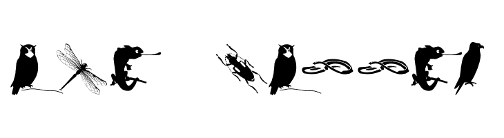 AnimalishSilhouettes  Free Fonts Download