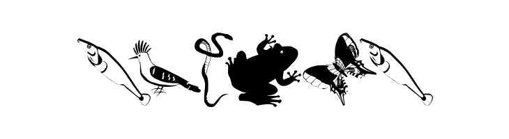 AnimalishSilhouettes  Free Fonts Download