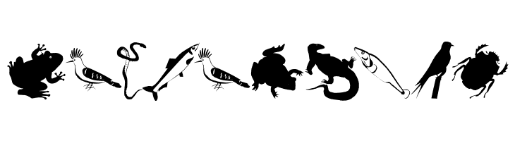 AnimalishSilhouettes  Free Fonts Download