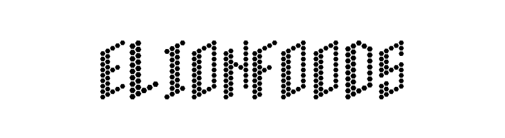 H.I.B. Cell Plain  Free Fonts Download