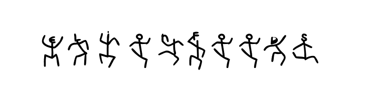 DancingLetters  Free Fonts Download